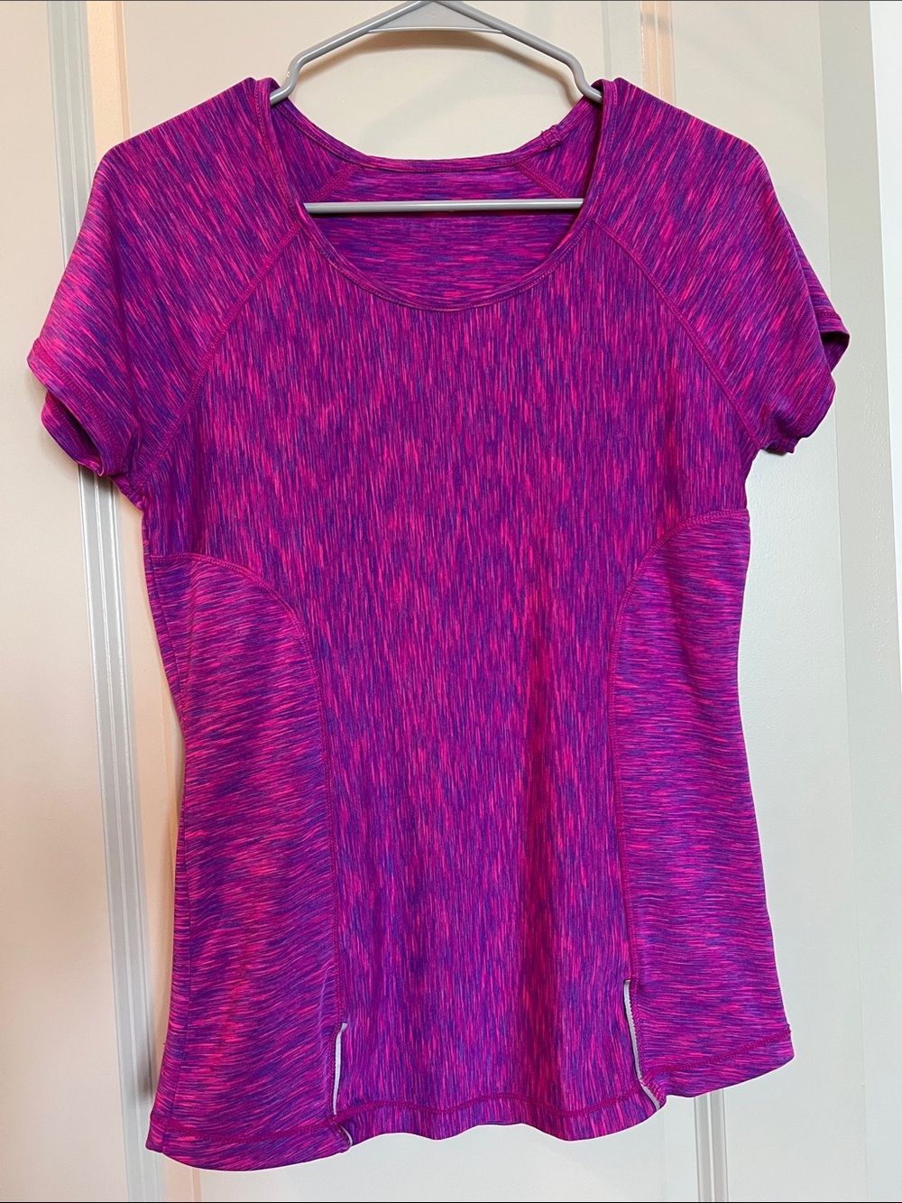 Velocity Pink Heather Short-Sleeve Performance Tee
